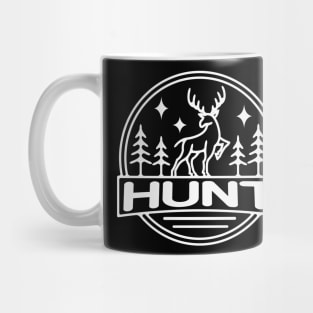 Hunt Deer Hunting Logo Mug